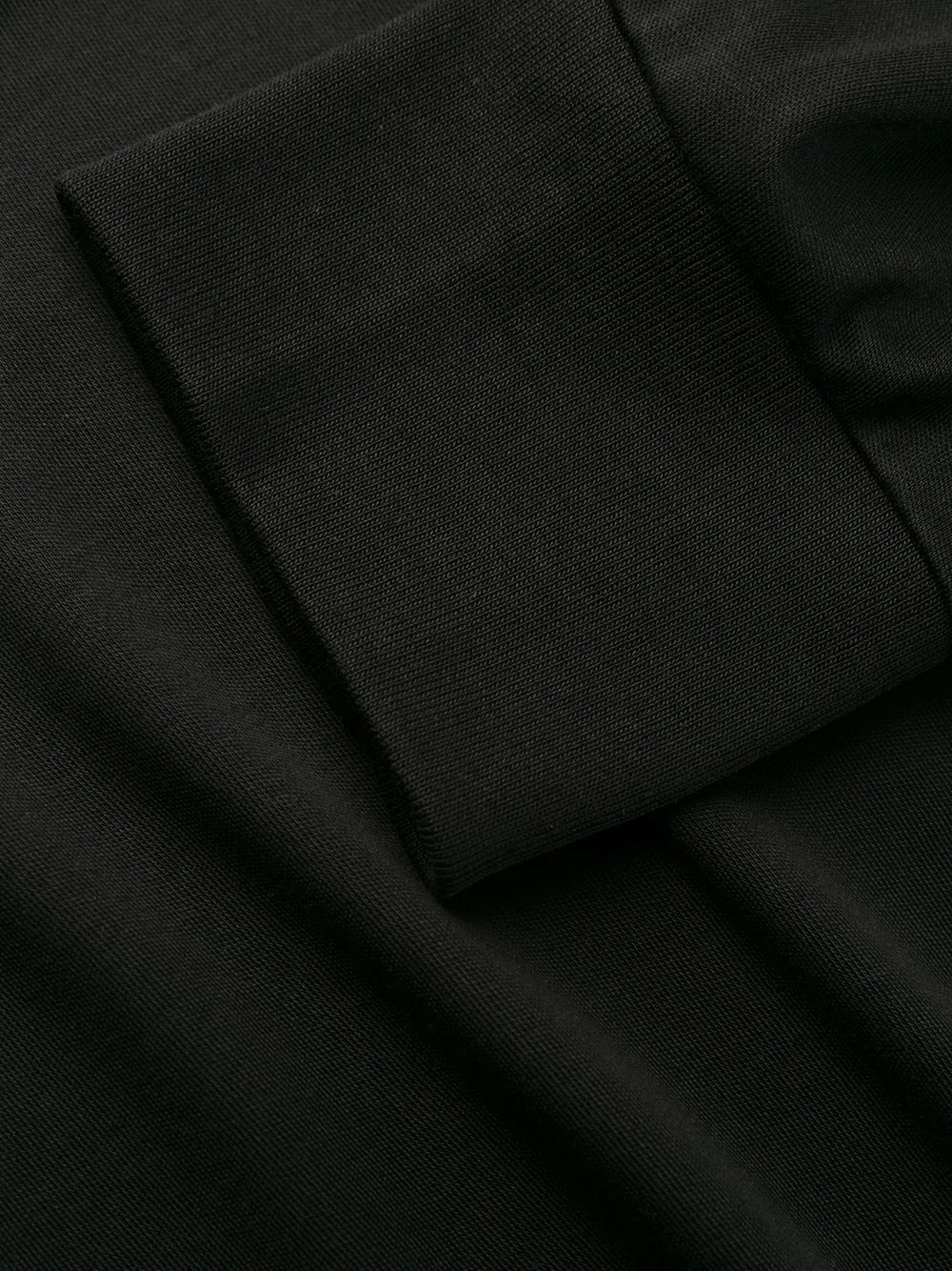 camiseta de manga comprida bordada com logotipo