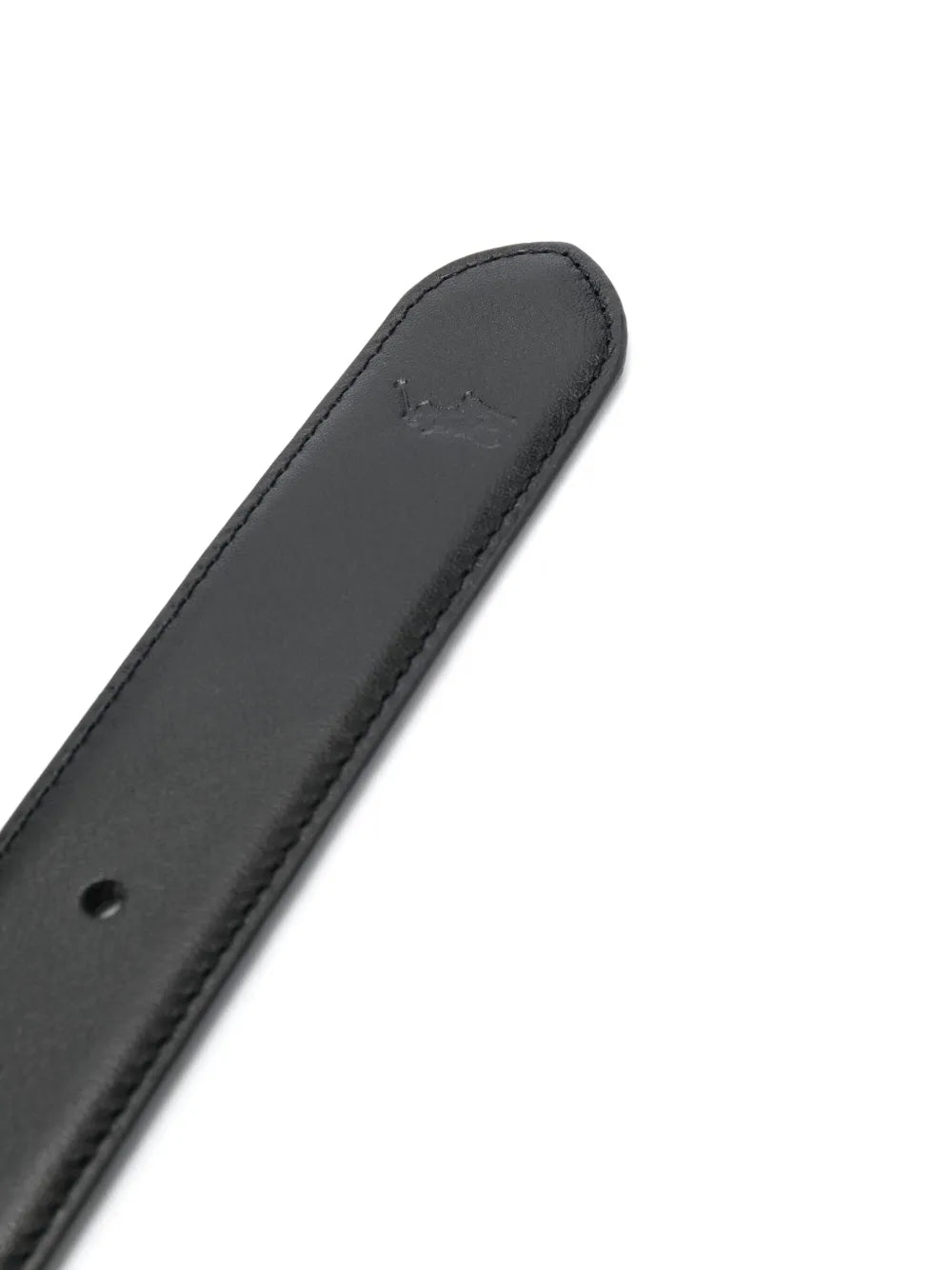 cinto com fivela de logotipo gravado