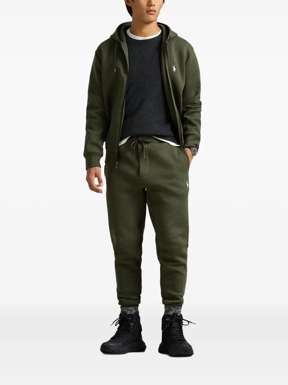 Calça esportiva bordada Polo Pony