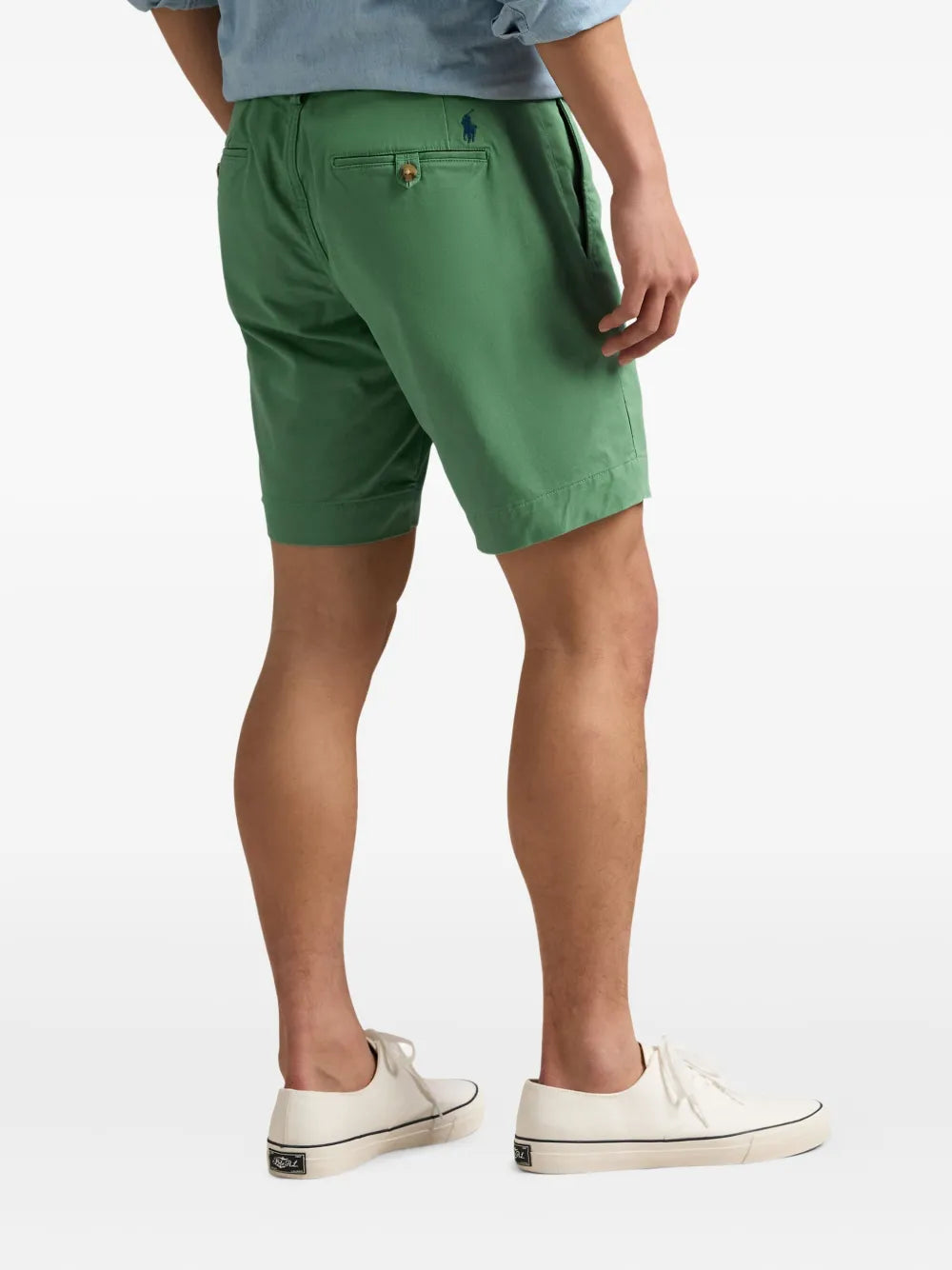 shorts chino de corte justo