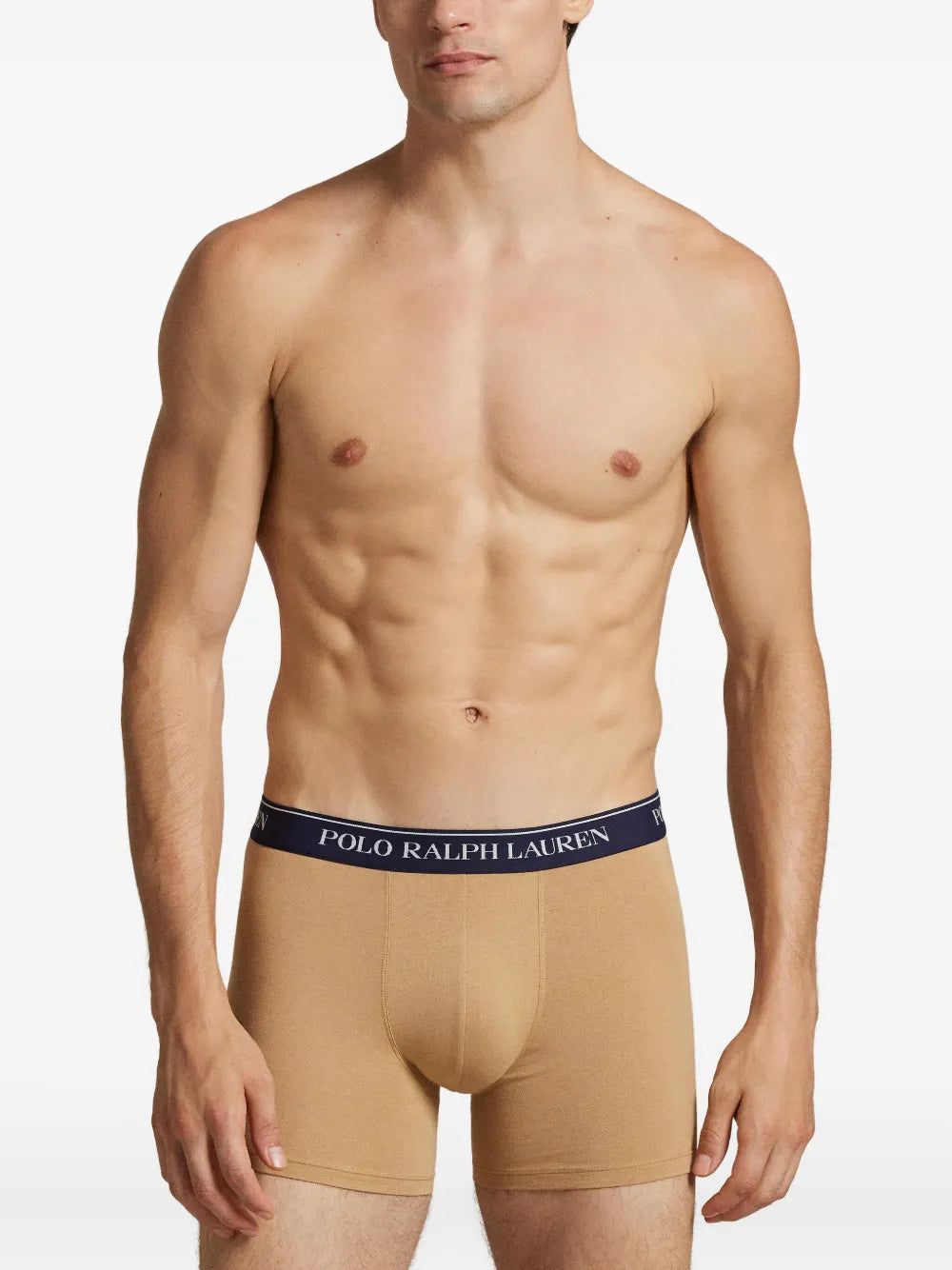 boxers com cós com logotipo (pacote com três)