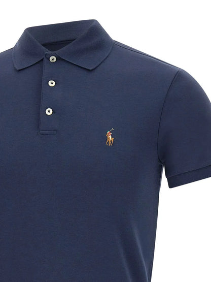 Camisa polo bordada com pônei Polo