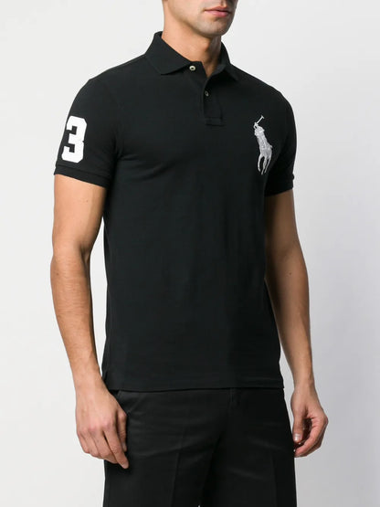 camisa polo bordada com logotipo