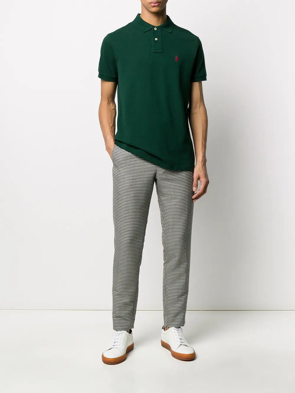 camisa polo de manga curta