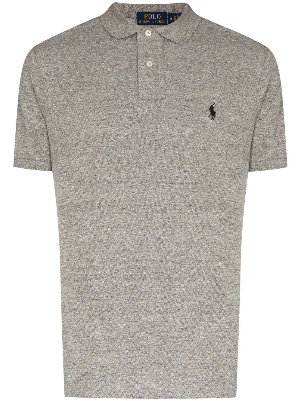 camisa polo com logotipo bordado