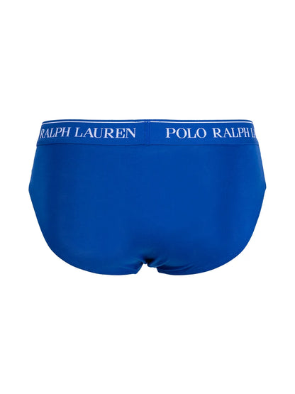 pacote com três cuecas com cós com logotipo