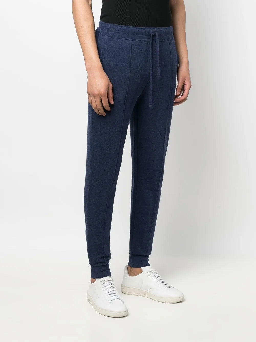 calças de moletom melange de corte justo