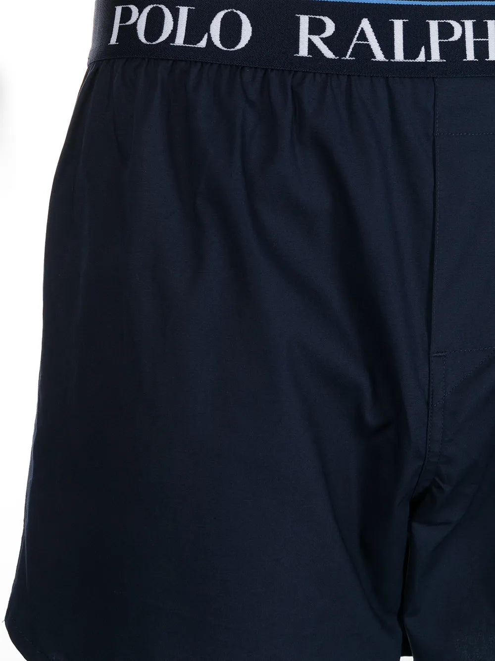 conjunto de 3 boxers com cós com logotipo