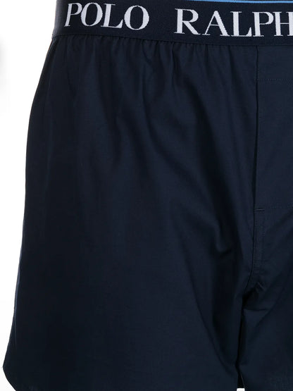 conjunto de 3 boxers com cós com logotipo