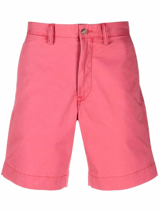 shorts chino de algodão com quatro bolsos