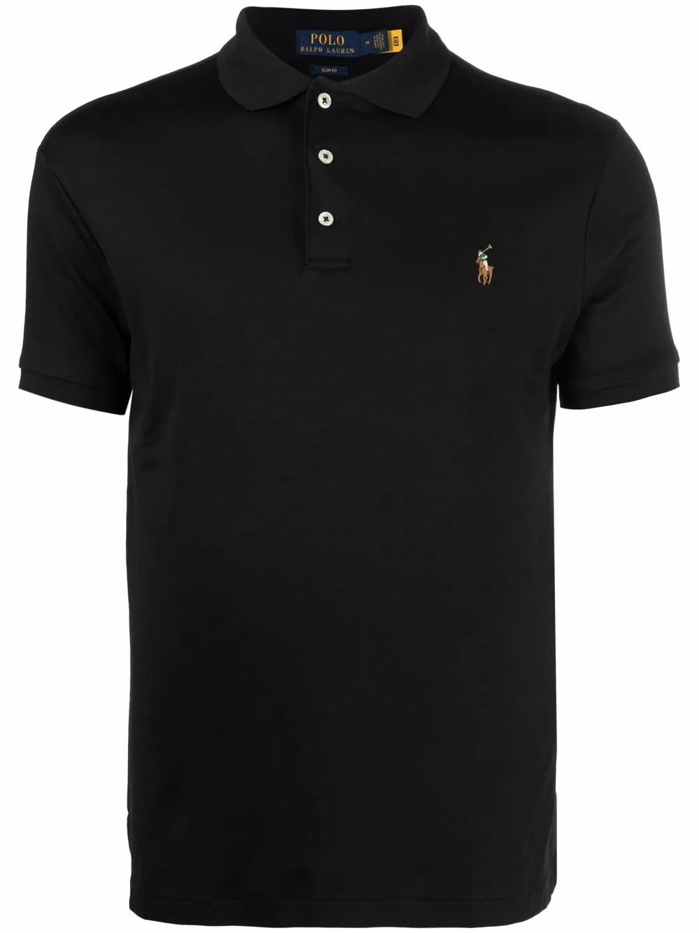camisa polo com logotipo bordado