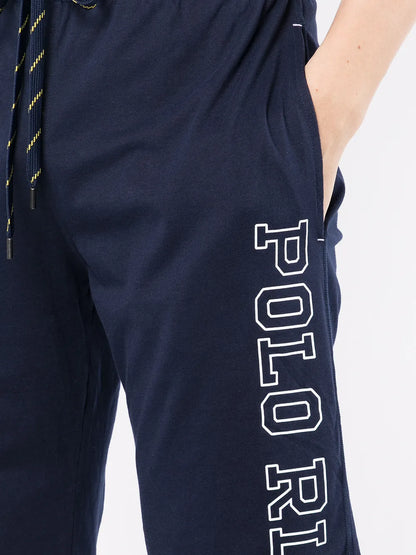 shorts esportivos com estampa de logotipo