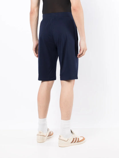 shorts esportivos com estampa de logotipo