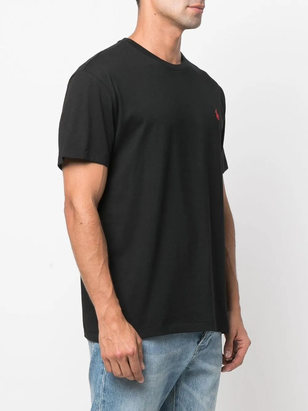 Camiseta de manga curta bordada Polo Pony