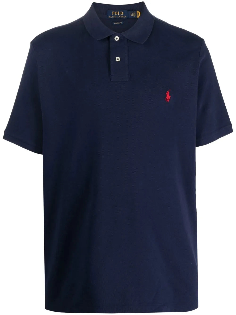 camisa polo com logotipo bordado