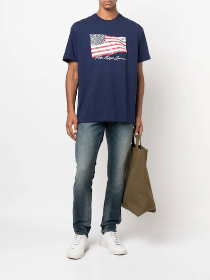 jeans slim com lavagem stonewashed