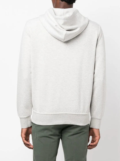 Moletom com capuz e zíper com logotipo de pônei