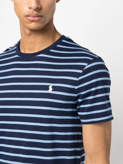 Camiseta listrada de manga curta