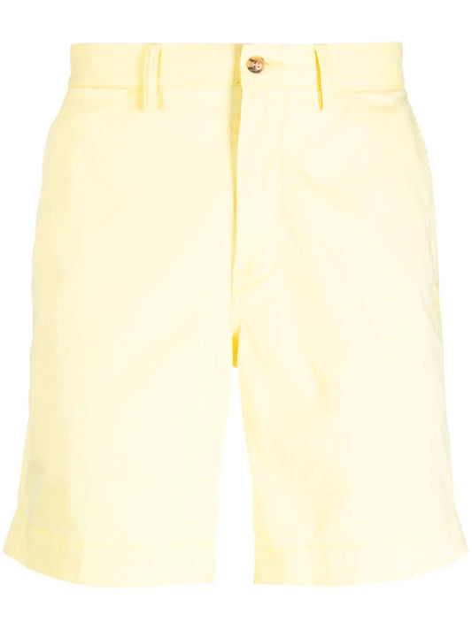 shorts chino com logotipo bordado