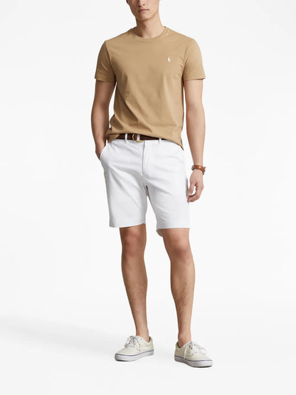 Camiseta de algodão bordada Polo Pony