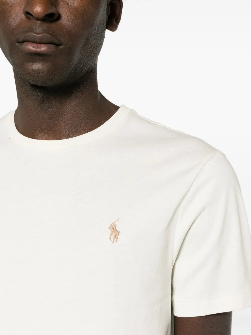 Camiseta de algodão bordada Polo Pony