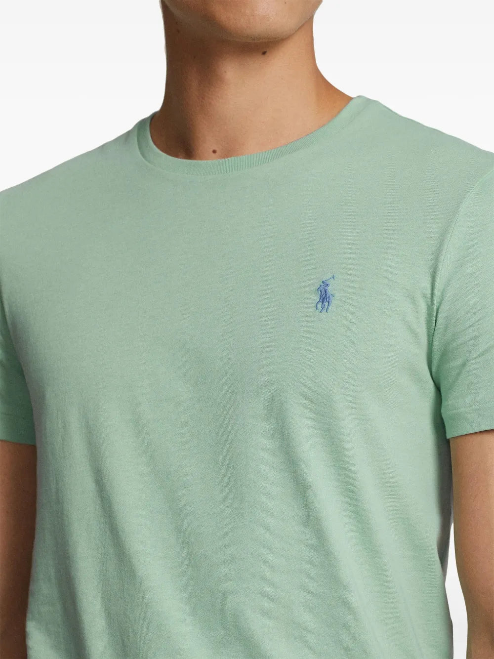 Camiseta de algodão bordada Polo Pony