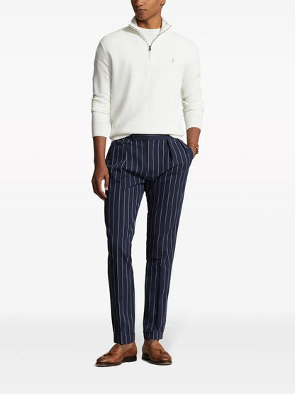 Blusa Polo Pony com zíper