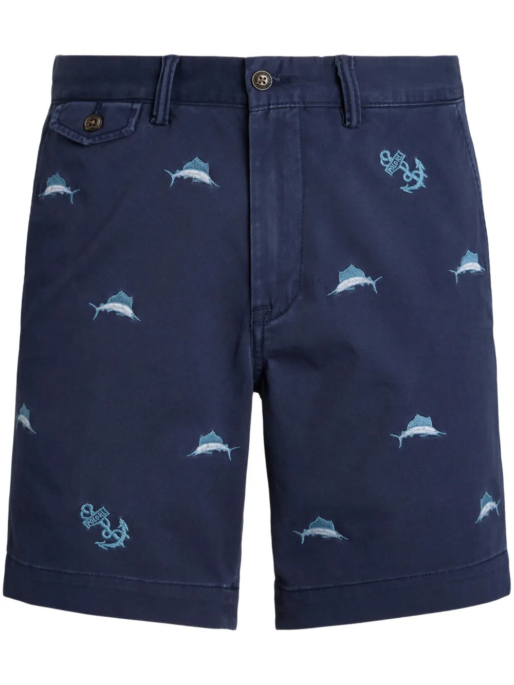 shorts chino bordados