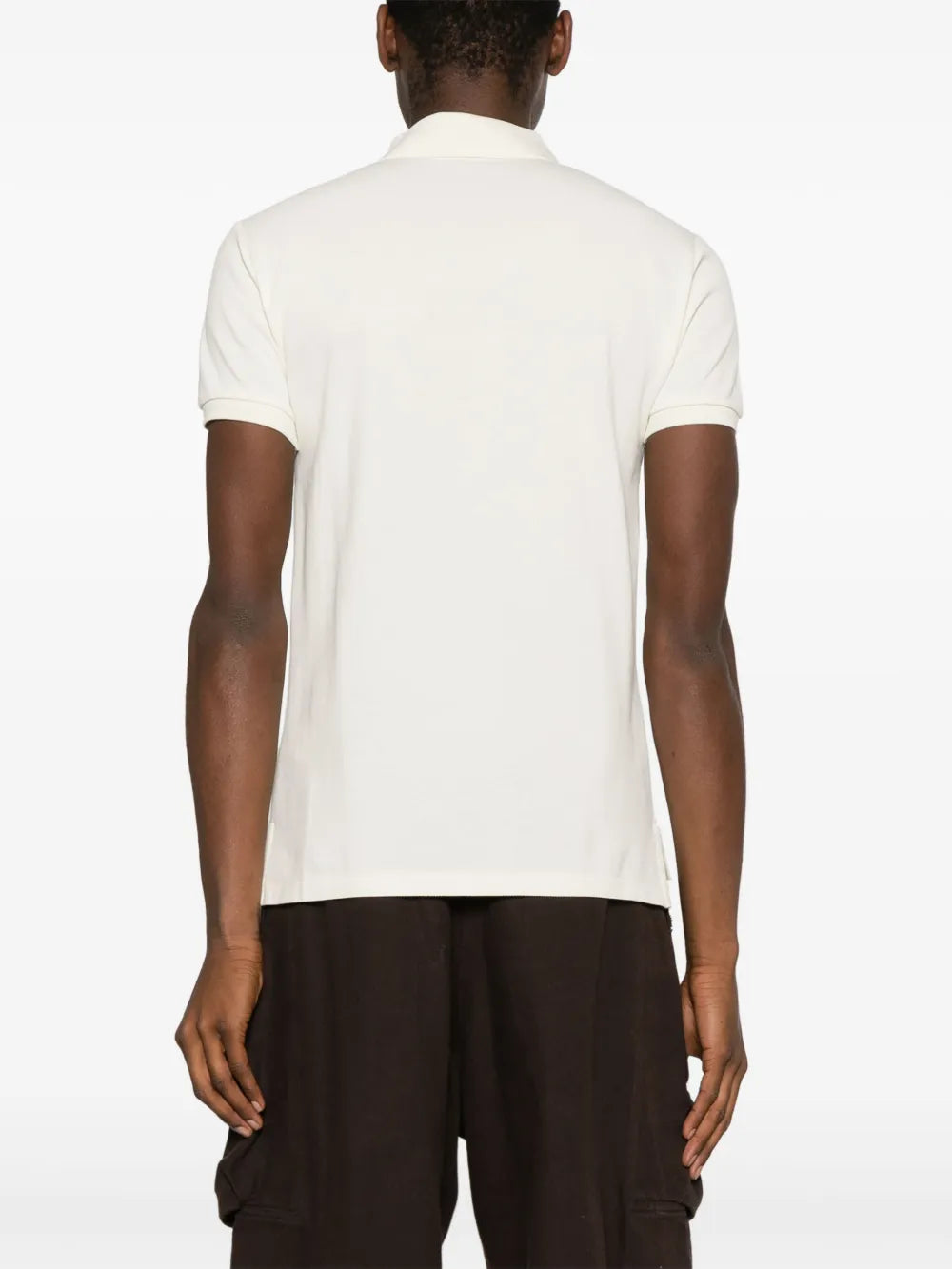 Camisa polo de algodão com bordado de pônei