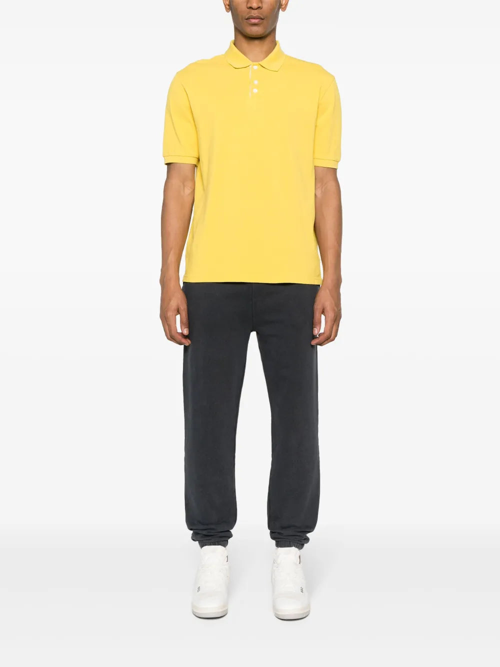 Calça esportiva de algodão com bordado de pônei