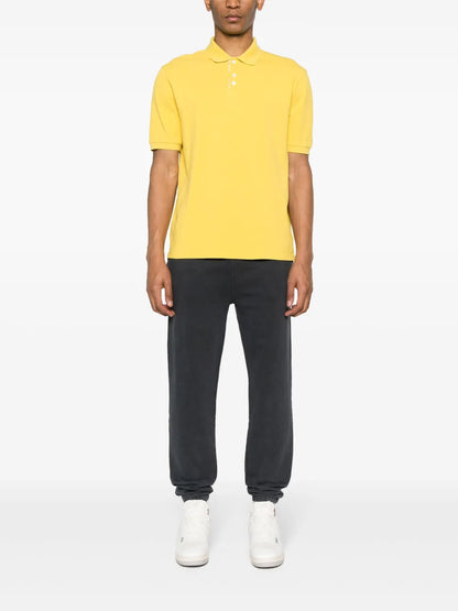 Calça esportiva de algodão com bordado de pônei