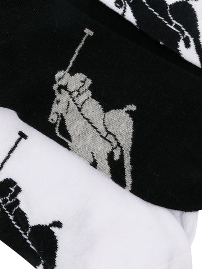 Meias Polo Pony com estampa (conjunto de três)