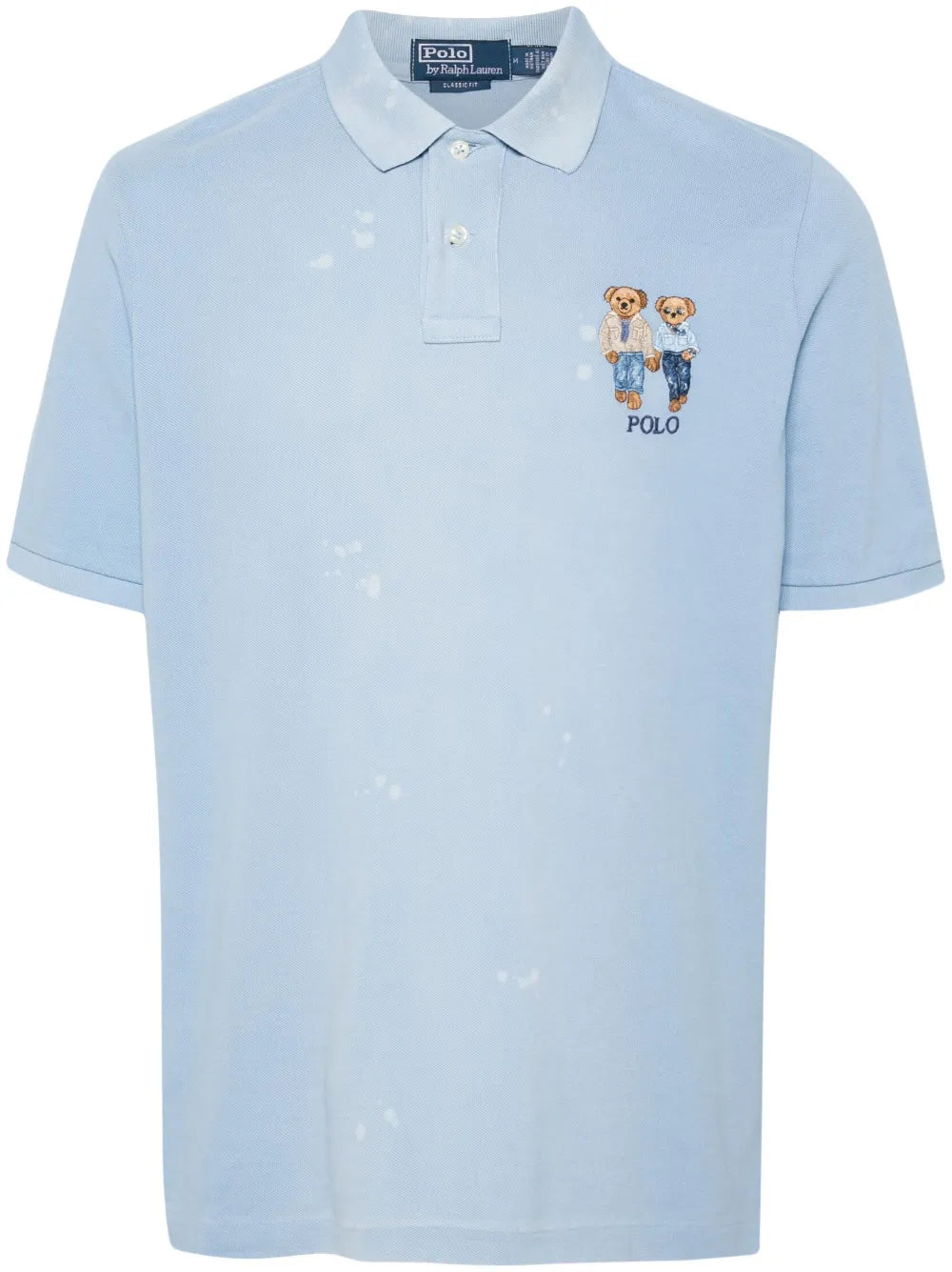 Camisa polo bordada com urso polo