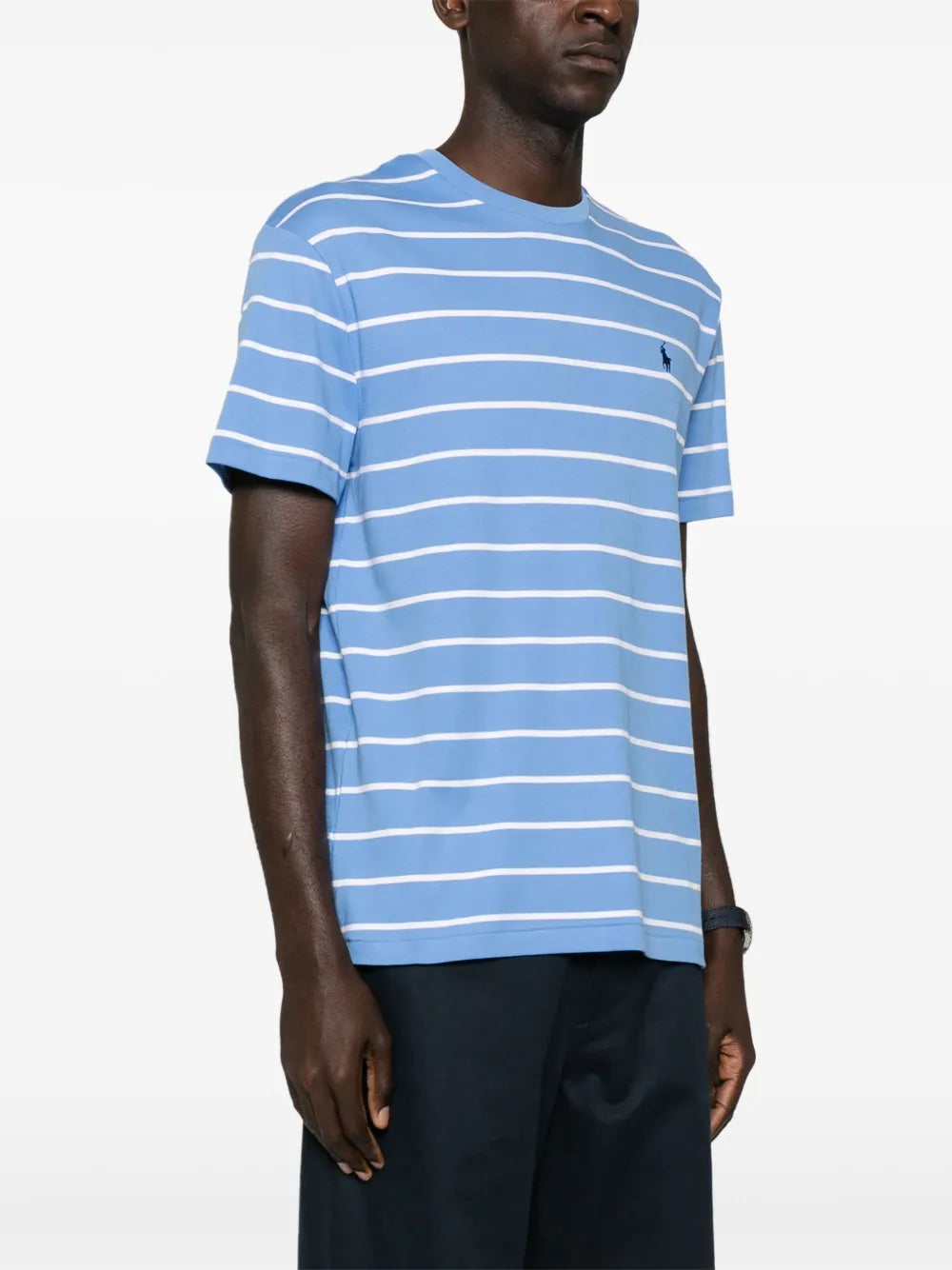 Camiseta listrada com motivo de pônei Polo