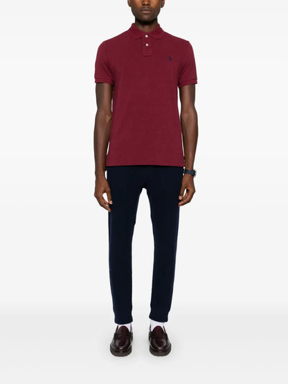 Camisa polo bordada com pônei Polo