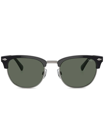 Óculos de sol com armação redonda PH4217