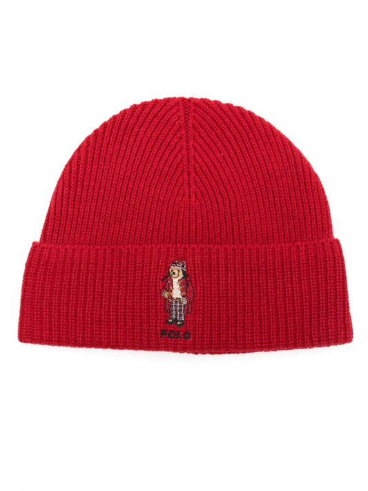 Gorro com estampa de urso Polo