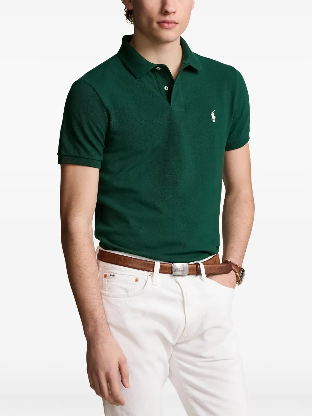 Camisa polo de algodão Polo Pony