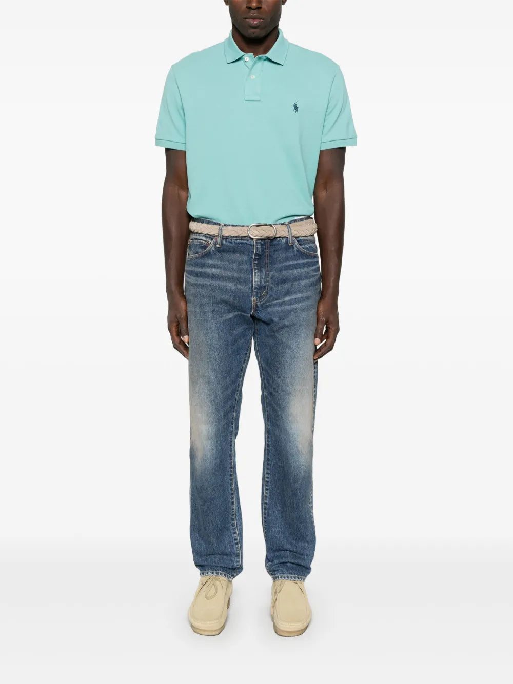 Camisa polo bordada com pônei Polo