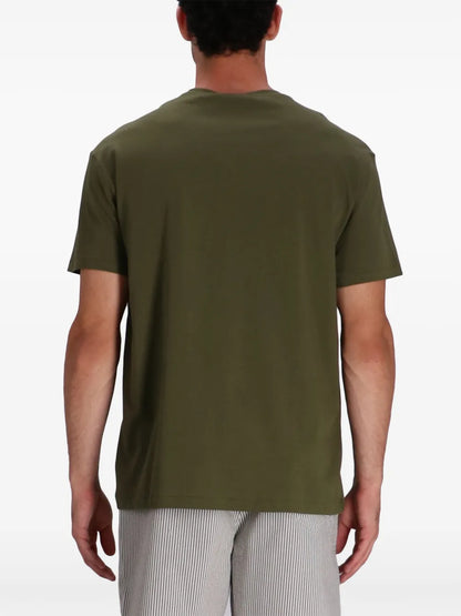 Camiseta Polo com estampa de urso