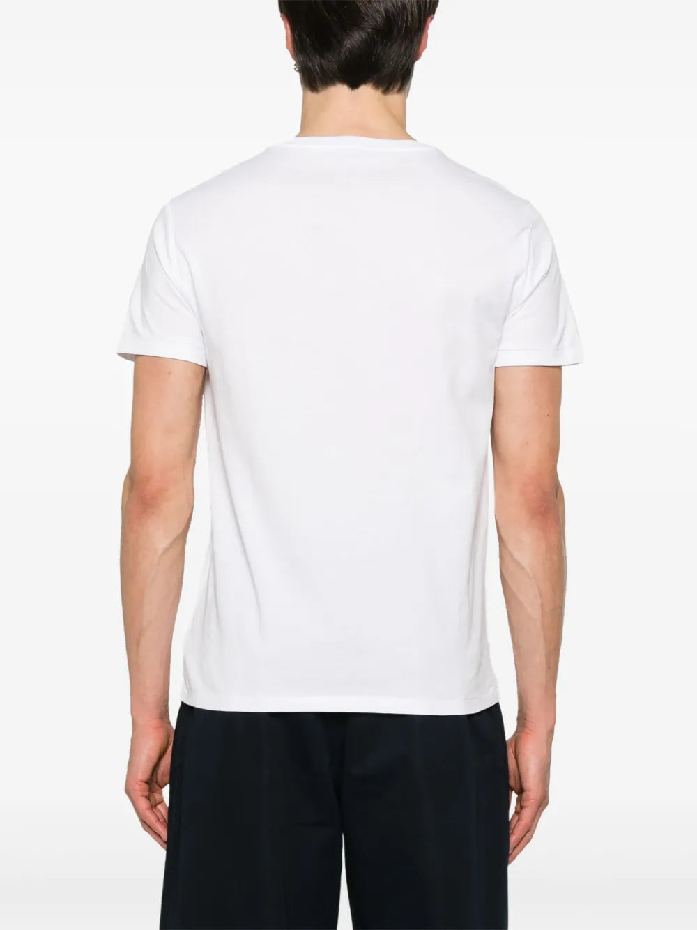 camiseta com estampa de logotipo