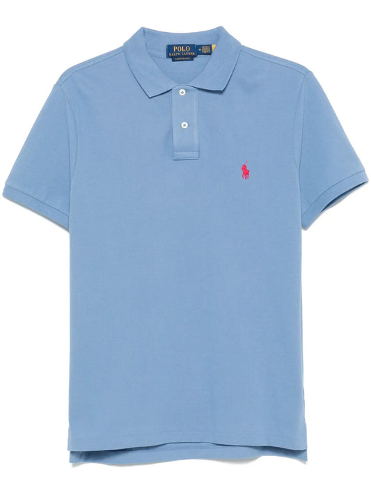 Camisa polo bordada com pônei Polo