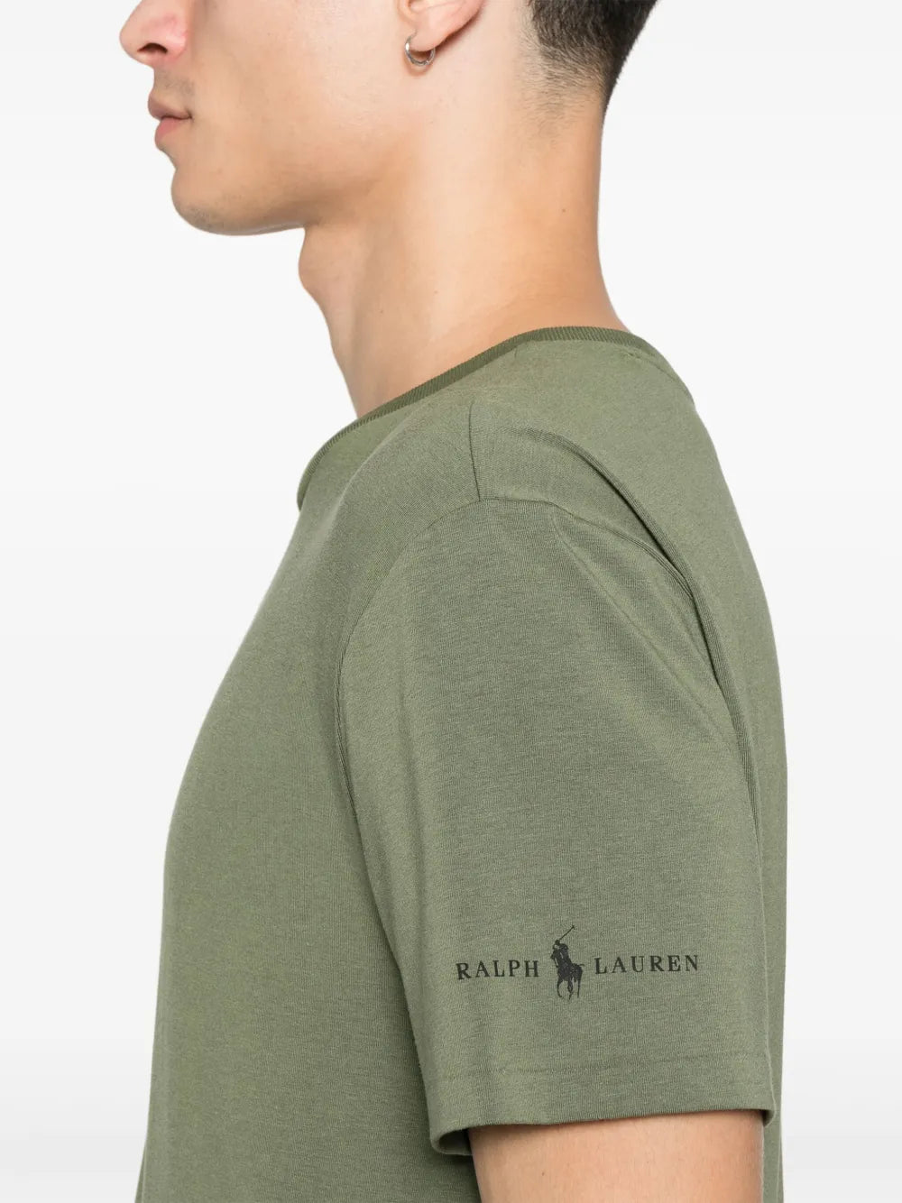 camisetas com estampa de logotipo (pacote com três)