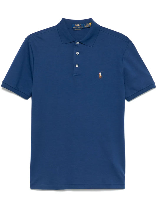 camisa polo de algodão
