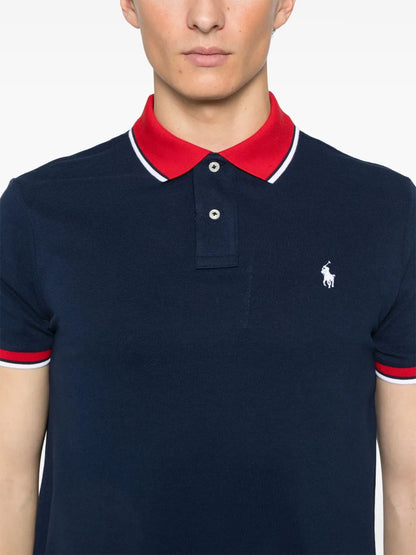 Camisa polo bordada com pônei Polo