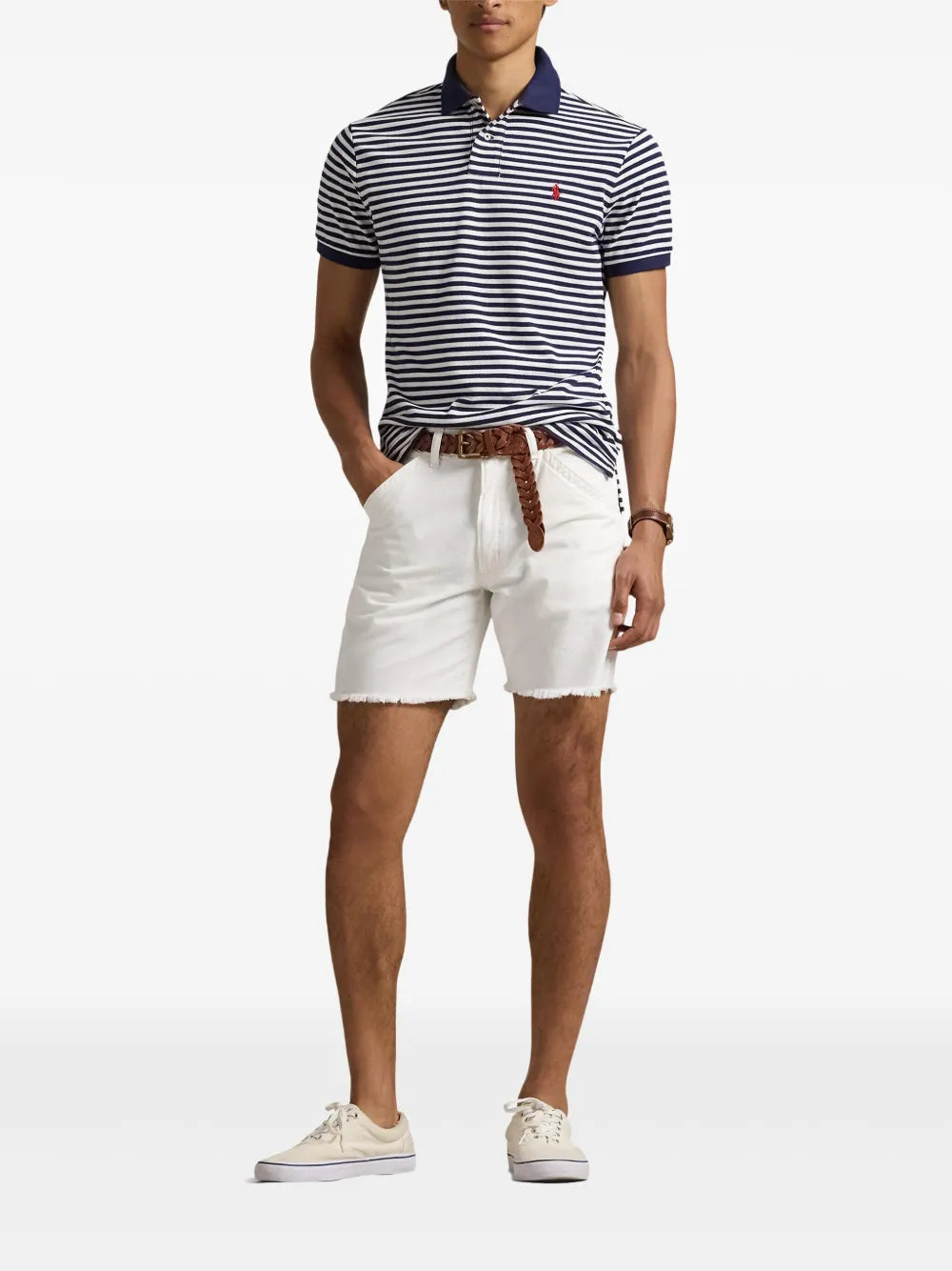 Camisa polo bordada com pônei Polo