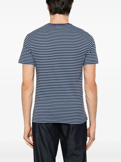 camiseta listrada de algodão