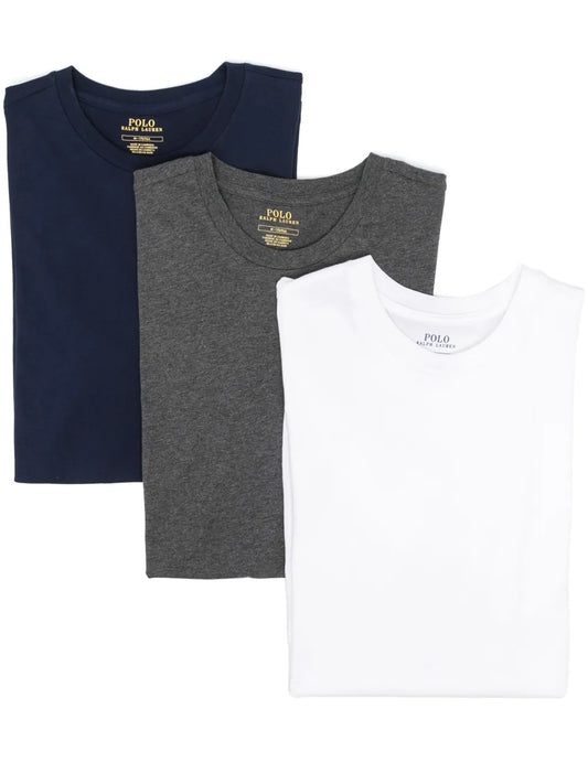 camiseta de algodão (pacote com três)