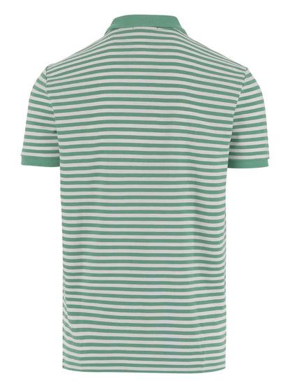 camisa polo de algodão