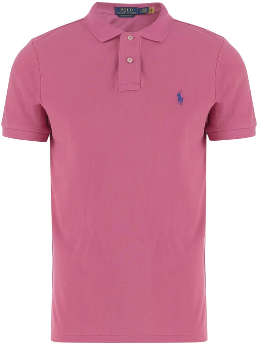 camisa polo de algodão